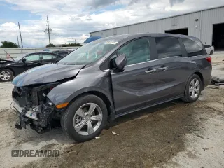 2019 Honda Odyssey EX z VIN 5FNRL6H51KB056583, wystawiony jako Copart lot #56881465 z przebiegiem 60 294 mil mil oraz Nie do naprawy • Non repairable. Historia ofert i sprzedaży dostępna na DreamBid. Obrazek 1.
