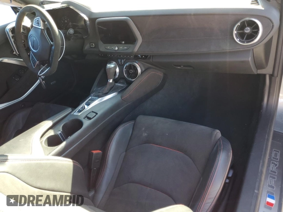 2023 Chevrolet Camaro ZL1 with VIN 1G1FK1R60P0104167, listed as a Copart auction lot 47892525 with 16,795 mi miles and Salvage title. Bid and sale history available at DreamBid. Image 8.