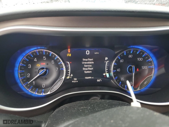 2017 Chrysler Pacifica Touring-L Plus with VIN 2C4RC1EG3HR730366, listed as a Copart auction lot 72754524 with 106,499 mi miles and Salvage Title. Bid and sale history available at carsss.com. Image 9.