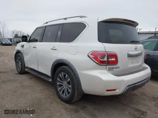 2019 Nissan Armada SL with VIN JN8AY2ND8K9089954, listed as a IAAI auction lot 41513032 with 114,196 mi miles. Bid and sale history available at carsss.com. Image 3.