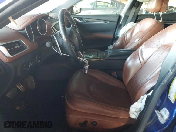 2015 Maserati Ghibli S Q4 z VIN ZAM57RTA1F1134590, wystawiony jako Copart lot #41630285 z przebiegiem 76 142 mil mil oraz Szkoda całkowita • Salvage title. Historia ofert i sprzedaży dostępna na DreamBid. Obrazek 7.