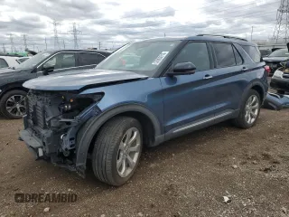 2020 Ford Explorer Platinum z VIN 1FM5K8HC3LGA07125, wystawiony jako Copart lot #53903915 z przebiegiem 67 469 mil mil oraz Szkoda całkowita • Salvage title. Historia ofert i sprzedaży dostępna na DreamBid. Obrazek 1.