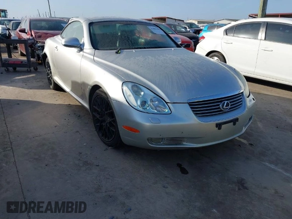 2005 Lexus SC 430 z VIN JTHFN48Y150070349, wystawiony jako IAAI lot #41801480 z przebiegiem 295 113 mil mil oraz . Historia ofert i sprzedaży dostępna na DreamBid. Obrazek 1.