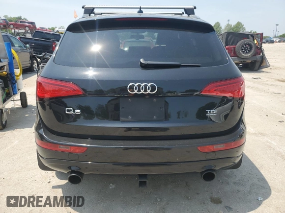 2014 Audi Q5 Premium Plus with VIN WA1CMAFP3EA046669, listed as a Copart auction lot 60703585 with 204,470 mi miles and Clean title. Bid and sale history available at DreamBid. Image 6.
