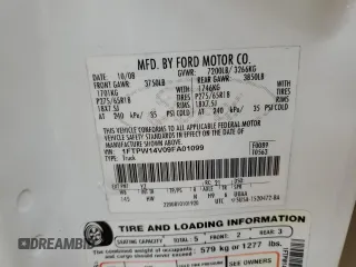 2009 Ford F-150 XL z VIN 1FTPW14V09FA01099, wystawiony jako Copart lot #54593915 z przebiegiem 199 744 mil mil oraz Szkody całkowita. Historia ofert i sprzedaży dostępna na DreamBid. Obrazek 13.