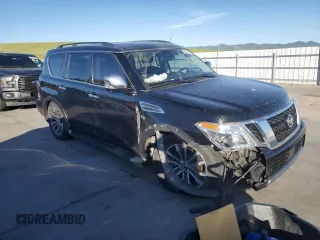 2020 Nissan Armada SL with VIN JN8AY2NC1L9619173, listed as a Copart auction lot 58111894 with 89,269 mi miles and Salvage Title. Bid and sale history available at carsss.com. Image 4.
