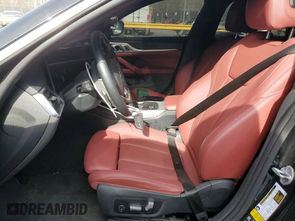 2024 BMW 4 Series 430i xDrive with VIN WBA73AV01RFP69182, listed as a Copart auction lot 48381225 with 42,193 mi miles and Salvage title. Bid and sale history available at DreamBid. Image 7.