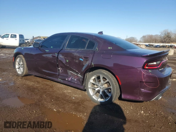 2021 Dodge Charger GT with VIN 2C3CDXHG4MH606094, listed as a Copart auction lot 49295035 with 31,983 mi miles and Salvage Title. Bid and sale history available at DreamBid. Image 2.