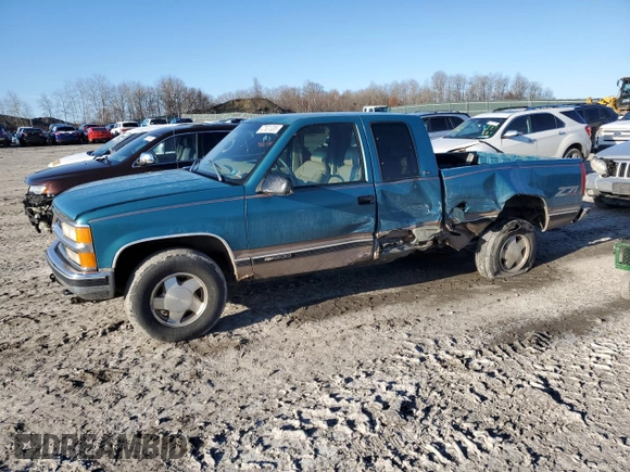 1997 Chevrolet Silverado 1500 with VIN 2GCEK19R4V1115820, listed as a Copart auction lot 47531335 with 160,917 mi miles and Salvage Title. Bid and sale history available at DreamBid. Image 1.