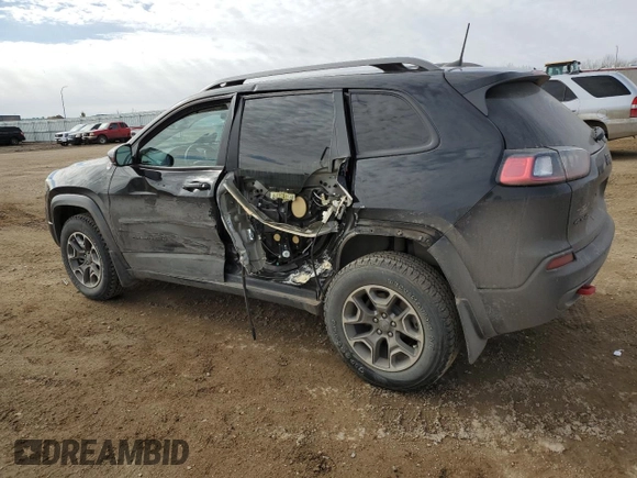 2020 Jeep Cherokee Trailhawk Elite with VIN 1C4PJMBN1LD533239, listed as a Copart auction lot 46364644 with 35,056 mi miles and . Bid and sale history available at DreamBid. Image 2.