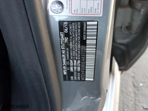 2014 Mercedes-Benz E-Class E 350 Luxury with VIN WDDHF8JBXEA837720, listed as a Copart auction lot 41536025 with 100,302 mi miles and Salvage Title. Bid and sale history available at carsss.com. Image 12.