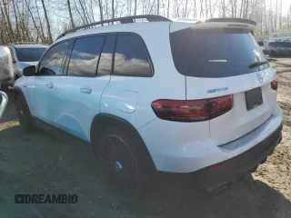 2021 Mercedes-Benz GLB with VIN W1N4M5BB7MW152676, listed as a Copart auction lot 43733654 with 0 mi miles. Bid and sale history available at carsss.com. Image 2.