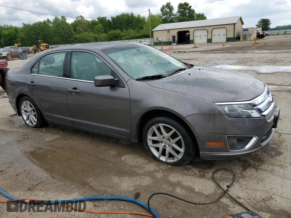 2012 Ford Fusion SEL with VIN 3FAHP0JG1CR156634, listed as a Copart auction lot 58238005 with 96,333 mi miles and Salvage title. Bid and sale history available at DreamBid. Image 4.