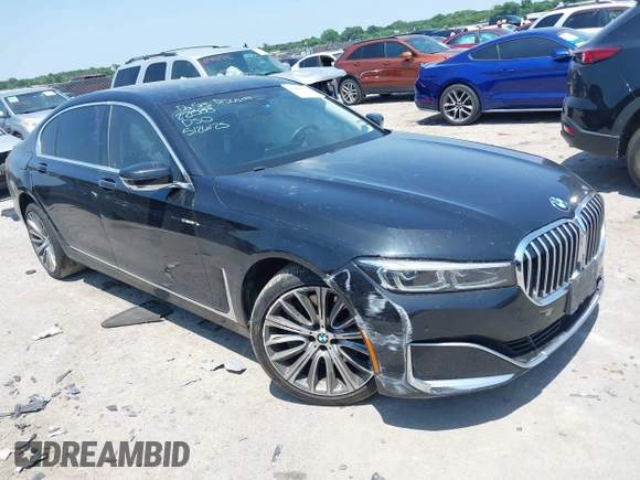 2021 BMW 7 Series 750i xDrive with VIN WBA7U2C05MCF83437, listed as a IAAI auction lot 42403572 with Not provided miles and . Bid and sale history available at DreamBid. Image 1.