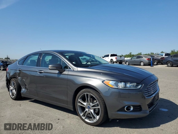 2016 Ford Fusion Titanium with VIN 3FA6P0K98GR144946, listed as a Copart auction lot 60359525 with 51,499 mi miles and Salvage title. Bid and sale history available at DreamBid. Image 4.