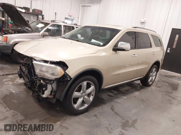 2011 Dodge Durango Citadel with VIN 1D4RE5GG7BC695817, listed as a IAAI auction lot 41596051 with 196,661 mi miles. Bid and sale history available at carsss.com. Image 19.