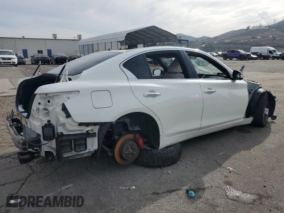 2020 Infiniti Q50 Red Sport 400 с VIN JN1FV7AP8LM630087, выставлен на аукционе Copart как лот 45425455 с пробегом 55 597 миль миль и Списание • Salvage title. История ставок и продаж доступна на DreamBid. Изображение 3.