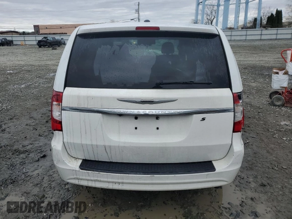 2016 Chrysler Town & Country S with VIN 2C4RC1HG0GR158750, listed as a Copart auction lot 47882995 with 0 mi miles and Salvage Title. Bid and sale history available at carsss.com. Image 6.
