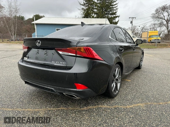 2019 Lexus IS 300 with VIN JTHC81D22K5035098, listed as a Copart auction lot 64338005 with 165,348 mi miles and Clean title. Bid and sale history available at DreamBid. Image 4.