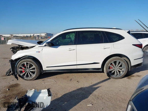 2023 Acura MDX Type S w/Advance Package with VIN 5J8YD8H80PL000784, listed as a IAAI auction lot 41146703 with 34,455 mi miles. Bid and sale history available at carsss.com. Image 15.