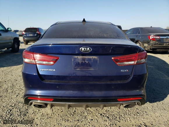 2017 Kia Optima SX Limited with VIN 5XXGV4L20HG158563, listed as a Copart auction lot 42458265 with 112,783 mi miles and Salvage Title. Bid and sale history available at carsss.com. Image 6.
