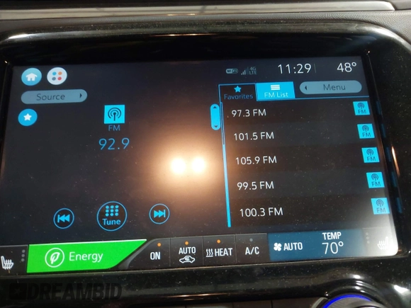 2019 Chevrolet Bolt EV Premier with VIN 1G1FZ6S09K4136793, listed as a IAAI auction lot 42135605 with 54,194 mi miles. Bid and sale history available at carsss.com. Image 18.