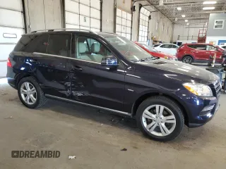 2012 Mercedes-Benz M 350 with VIN 4JGDA5HB4CA022711, listed as a Copart auction lot 56495635 with 99,461 mi miles and Salvage title. Bid and sale history available at DreamBid. Image 4.