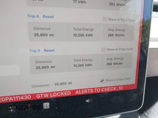 2023 Tesla Model Y Long Range with VIN 7SAYGDEE0PA111430, listed as a IAAI auction lot 42156924 with 35,950 mi miles and . Bid and sale history available at DreamBid. Image 7.