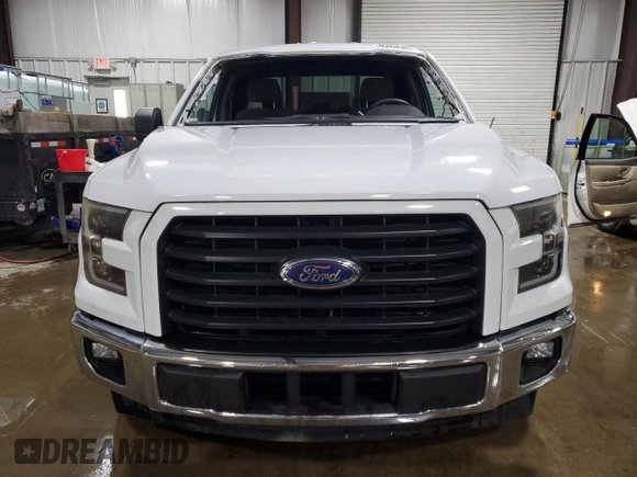 2017 Ford F-150 XL with VIN 1FTEX1CP0HKD23898, listed as a Copart auction lot 45652665 with 0 mi miles and Salvage Title. Bid and sale history available at carsss.com. Image 5.