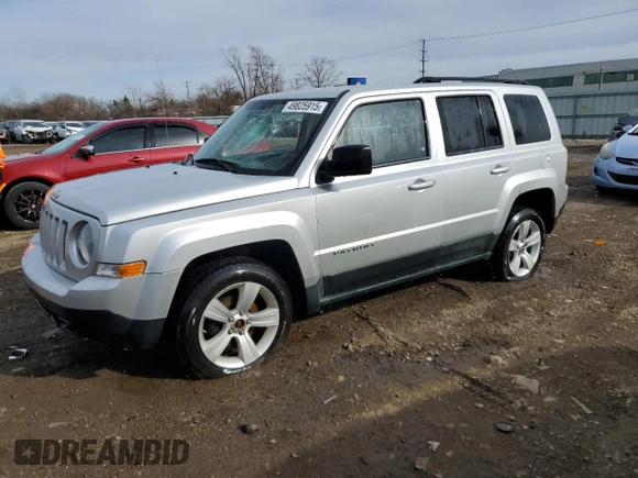 2012 Jeep Patriot Sport with VIN 1C4NJPBBXCD511285, listed as a Copart auction lot 49825915 with 197,269 mi miles and Salvage Title. Bid and sale history available at DreamBid. Image 1.