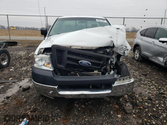 2005 Ford F-150 XL with VIN 1FTPF12515NA54123, listed as a Copart auction lot 84627684 with 176,480 mi miles and Salvage Title. Bid and sale history available at carsss.com. Image 5.