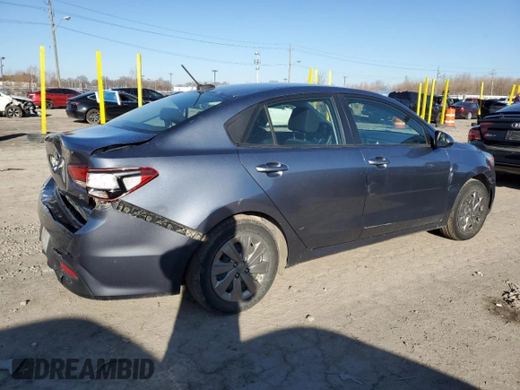 2020 Kia Rio LX with VIN 3KPA24ADXLE295966, listed as a Copart auction lot 48459415 with 37,003 mi miles and Salvage Title. Bid and sale history available at DreamBid. Image 3.