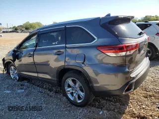 2018 Toyota Highlander Limited z VIN 5TDYZRFH1JS255314, wystawiony jako Copart lot #52329655 z przebiegiem 84 037 mil mil oraz Szkoda całkowita • Salvage title. Historia ofert i sprzedaży dostępna na DreamBid. Obrazek 2.