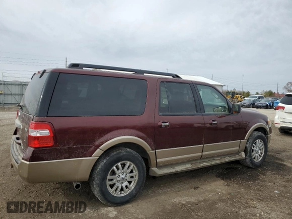 2011 Ford Expedition Max XLT with VIN 1FMJK1J51BEF07148, listed as a Copart auction lot 49863435 with 178,311 mi miles and Salvage title. Bid and sale history available at DreamBid. Image 3.