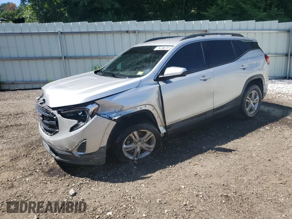 2019 GMC Terrain SLE with VIN 3GKALTEV4KL111016, listed as a Copart auction lot 62957055 with 95,257 mi miles and Clean title. Bid and sale history available at DreamBid. Image 1.