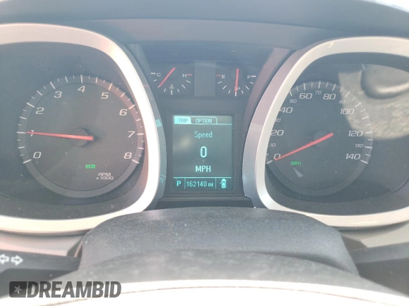 2015 Chevrolet Equinox LT with VIN 2GNALCEK4F6127431, listed as a Copart auction lot 51989905 with 162,140 mi miles and Salvage Title. Bid and sale history available at carsss.com. Image 9.