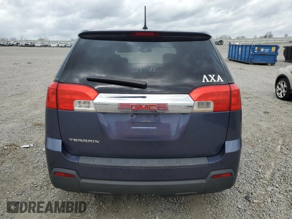 2013 GMC Terrain SLE with VIN 2GKALMEK5D6179733, listed as a Copart auction lot 51626855 with 139,710 mi miles and Salvage title. Bid and sale history available at DreamBid. Image 6.