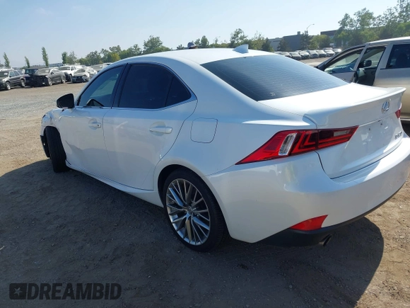 2015 Lexus IS 250 with VIN JTHBF1D25F5069558, listed as a IAAI auction lot 42664732 with 47,263 mi miles and . Bid and sale history available at DreamBid. Image 3.
