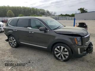 2021 Kia Telluride S with VIN 5XYP64HC1MG190099, listed as a Copart auction lot 51668005 with 60,978 mi miles and Salvage title. Bid and sale history available at DreamBid. Image 4.