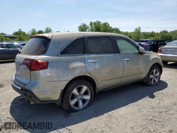 2013 Acura MDX with VIN 2HNYD2H24DH503468, listed as a Copart auction lot 61078195 with Not provided miles and Clean title. Bid and sale history available at DreamBid. Image 3.