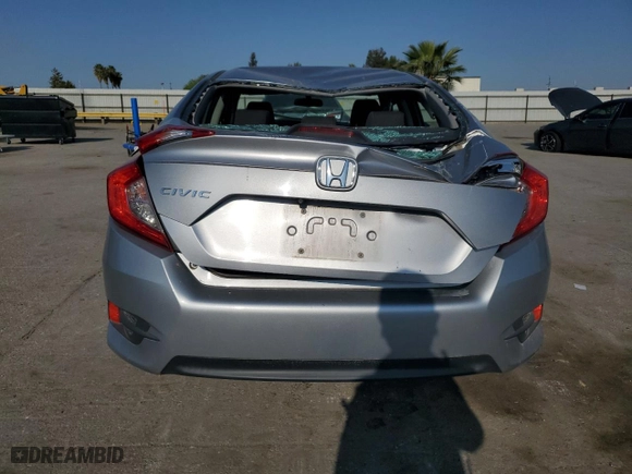 2016 Honda Civic Sedan EX with VIN 19XFC2F75GE232841, listed as a Copart auction lot 52128065 with 55,560 mi miles and Salvage Title. Bid and sale history available at carsss.com. Image 6.