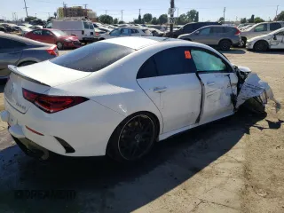 2021 Mercedes-Benz CLA 45 AMG with VIN W1K5J5DB0MN180056, listed as a Copart auction lot 68569534 with Not Provided miles and Salvage Title. Bid and sale history available at DreamBid. Image 3.