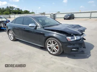 2015 Audi S4 Premium Plus with VIN WAUDGAFL2FA121746, listed as a Copart auction lot 60754044 with 124,848 mi miles and Salvage Title. Bid and sale history available at carsss.com. Image 4.