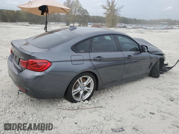 2018 BMW 4 Series 440i with VIN WBA4J5C51JBF07689, listed as a Copart auction lot 79044244 with 138,562 mi miles and Salvage Title. Bid and sale history available at DreamBid. Image 3.
