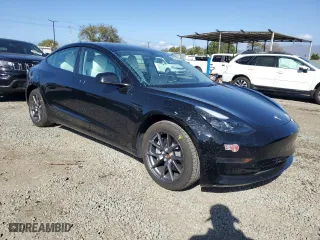 2023 Tesla Model 3 with VIN 5YJ3E1EA1PF685532, listed as a Copart auction lot 49343685 with 11,754 mi miles and Salvage Title. Bid and sale history available at carsss.com. Image 4.