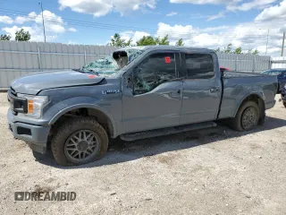 2020 Ford F-150 XL with VIN 1FTFW1E49LKD85092, listed as a Copart auction lot 50494154 with 0 mi miles and Salvage Title. Bid and sale history available at carsss.com. Image 1.