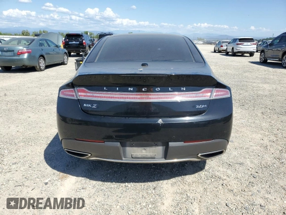 2017 Lincoln MKZ Hybrid Reserve with VIN 3LN6L5MU8HR615401, listed as a Copart auction lot 54512985 with 337,049 mi miles and Clean Title. Bid and sale history available at carsss.com. Image 6.