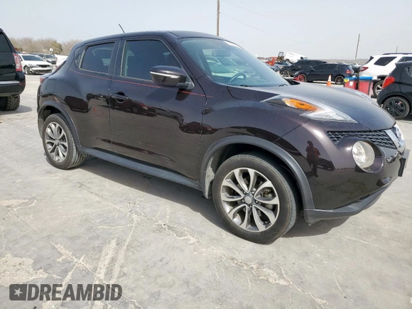 2017 Nissan Juke SL with VIN JN8AF5MR4HT703737, listed as a Copart auction lot 48358135 with 111,420 mi miles and Salvage Title. Bid and sale history available at carsss.com. Image 4.