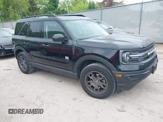 2021 Ford Bronco Sport Big Bend with VIN 3FMCR9B6XMRA19620, listed as a IAAI auction lot 42343836 with 52,280 mi miles and . Bid and sale history available at DreamBid. Image 1.
