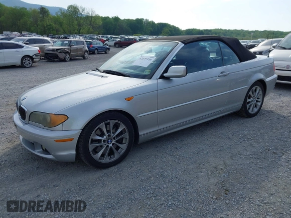 2004 BMW 3 Series 330Ci with VIN WBABW534X4PL47090, listed as a IAAI auction lot 42137316 with 179,323 mi miles. Bid and sale history available at carsss.com. Image 2.